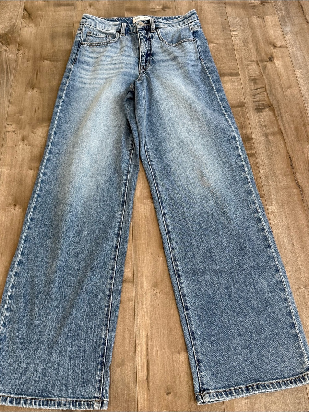 BKE Billie Jeans Slim Fit High Rise Wide Leg 28 x 32 Denim Pants